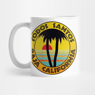 Surf Todos Santos Mexico Surfing Baja California Sur Vintage Mug